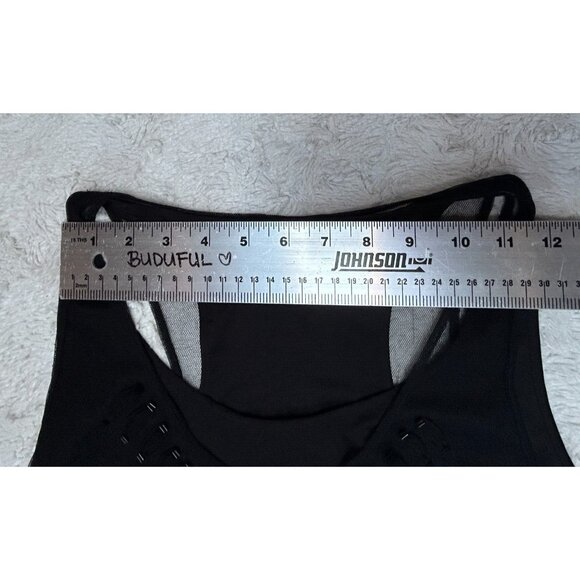 Sachin + Babi For Ankasa Womens Medium Black Embellished Racerback Tank Top - Picture 6 of 8